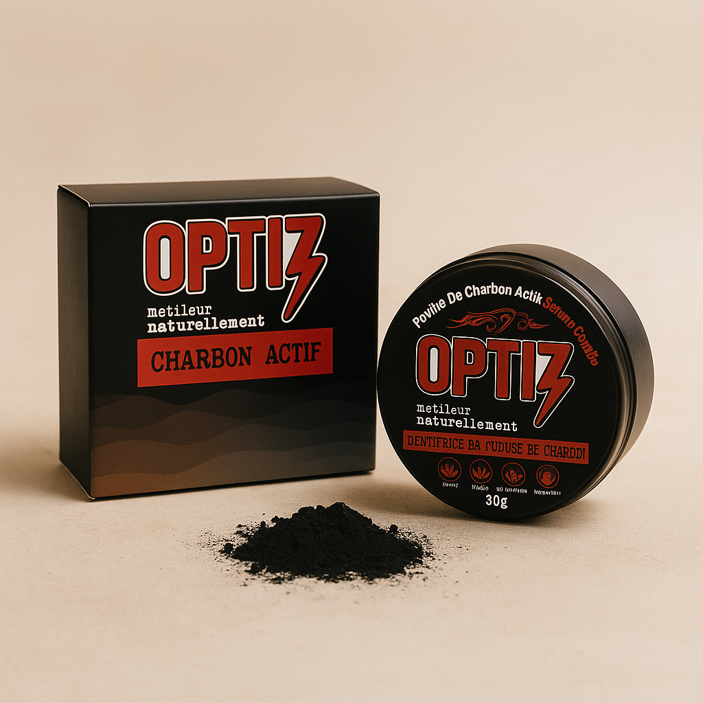 Poudre dentaire au charbon