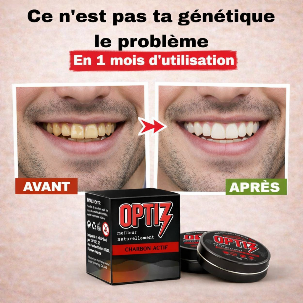 Poudre dentaire au charbon